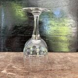 Cut crystal stemmed glasses