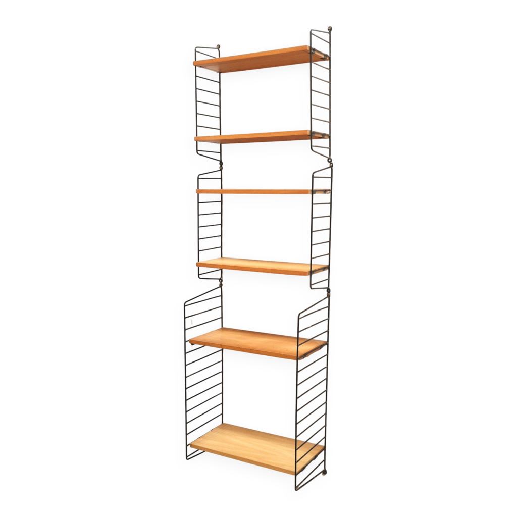 Bibliothèque, design danois, années 1970, fabriquée par ÆJM Møbler