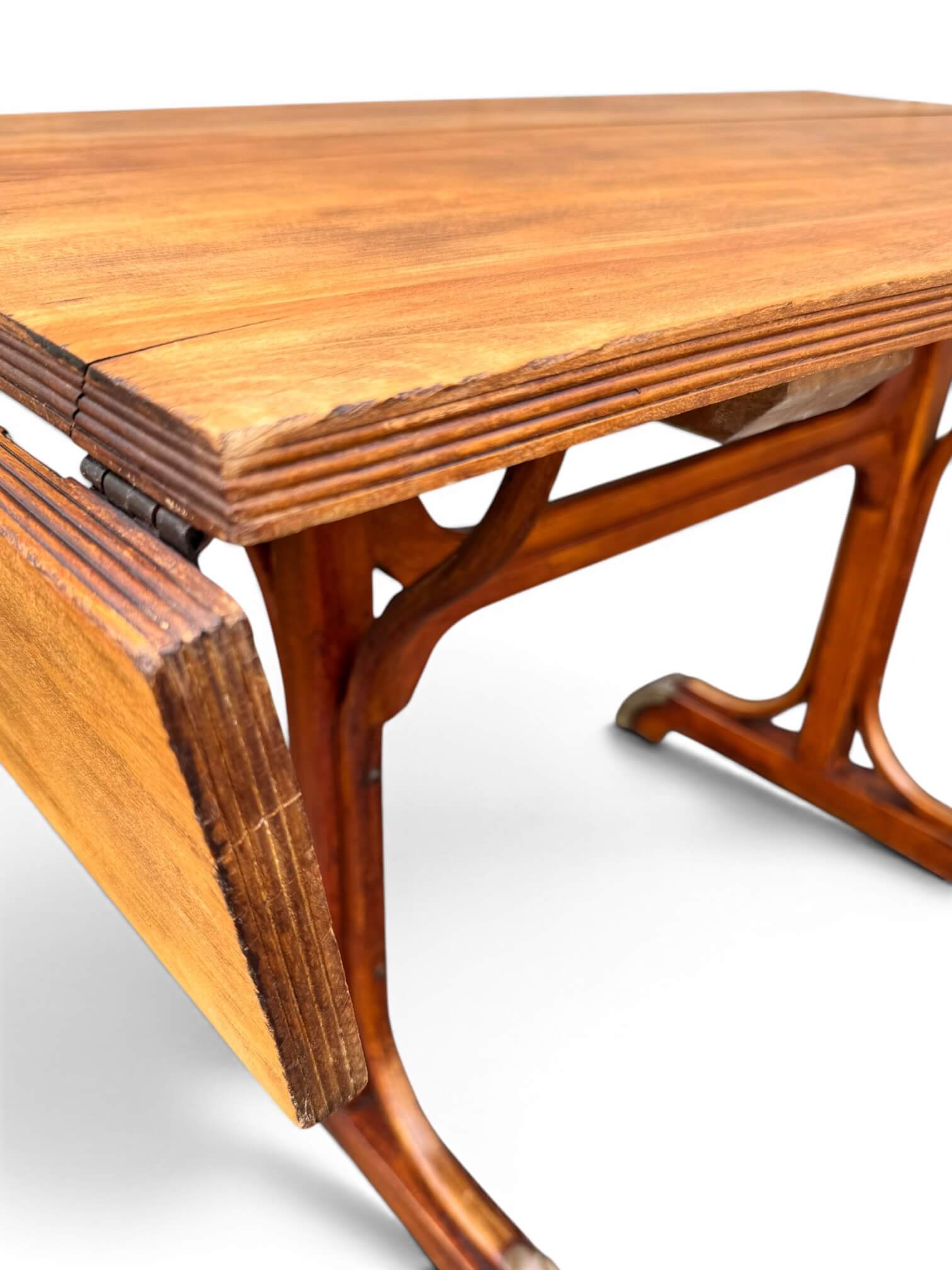 Table de bistrot Thonet à abattants, 1900