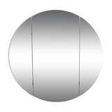 1970s wall mirror in white