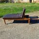 Doctor's bench oak and leather 19th