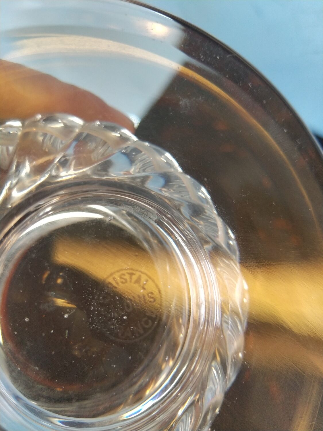 Crystal pitcher of St Louis