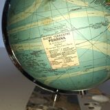 Illuminated terrestrial globe Perrina from the 1950s/60s.