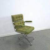 Groene draaibare bureaustoel Ring Mekanikk Norway