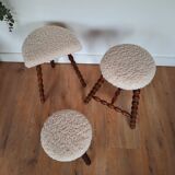 Tabourets tripodes