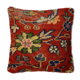 Housse de coussin de tapis turc vintage