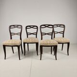 Set of four Black Forest dining chairs by Horrix