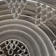 Vintage Art Deco pressed glass plate