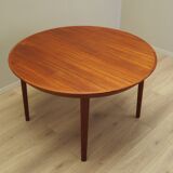 Round teak table, Danish design, 1960s, manufacturer: Gudme Møbelfabrik, de