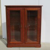 Louis Philippe library showcase in cherry