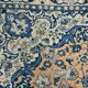 Tapis Persan Vintage Tissé Main, Motif Floral, Laine Beige & Bleu,301x414Cm