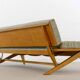 Canapé-lit de repos domus kg, schwaikheim, années 1950