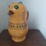 Provencal ceramic pitcher cat-shaped