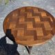 Extendable table in Louis XV style in oak (2 extensions)