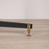 Vintage 60's table in metal and wood italian design