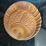 Lot de 10 assiettes poisson en barbotine ateliers du revernay