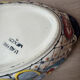 Vintage hand-painted Talavera Mexican ceramic oval plate