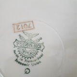 Plat à gateaux Villeroy et Boch modèle Mettlach made in Germany , fait à la main