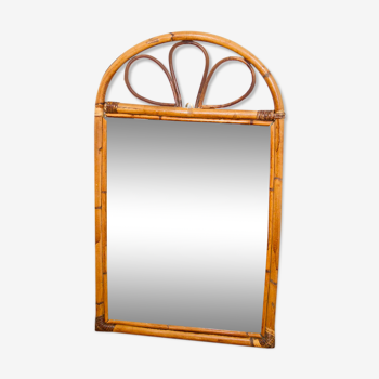 Rattan mirror - 64x39cm