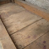 Massive wooden workbench