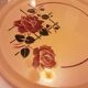 1940s floral earthenware dessert dish