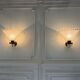 Pair of Venetian wall lights in Murano glass by Seguso, circa 1930.