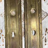 Antique brass cleanliness plates
