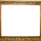 Baroque vintage gilded wood frame