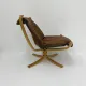 Falcon leather lounge chair by Sigurd Ressel for Vatne Møbler, 1970s