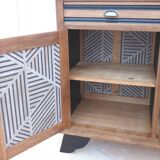 Solid wood sideboard 3 doors 3 drawers