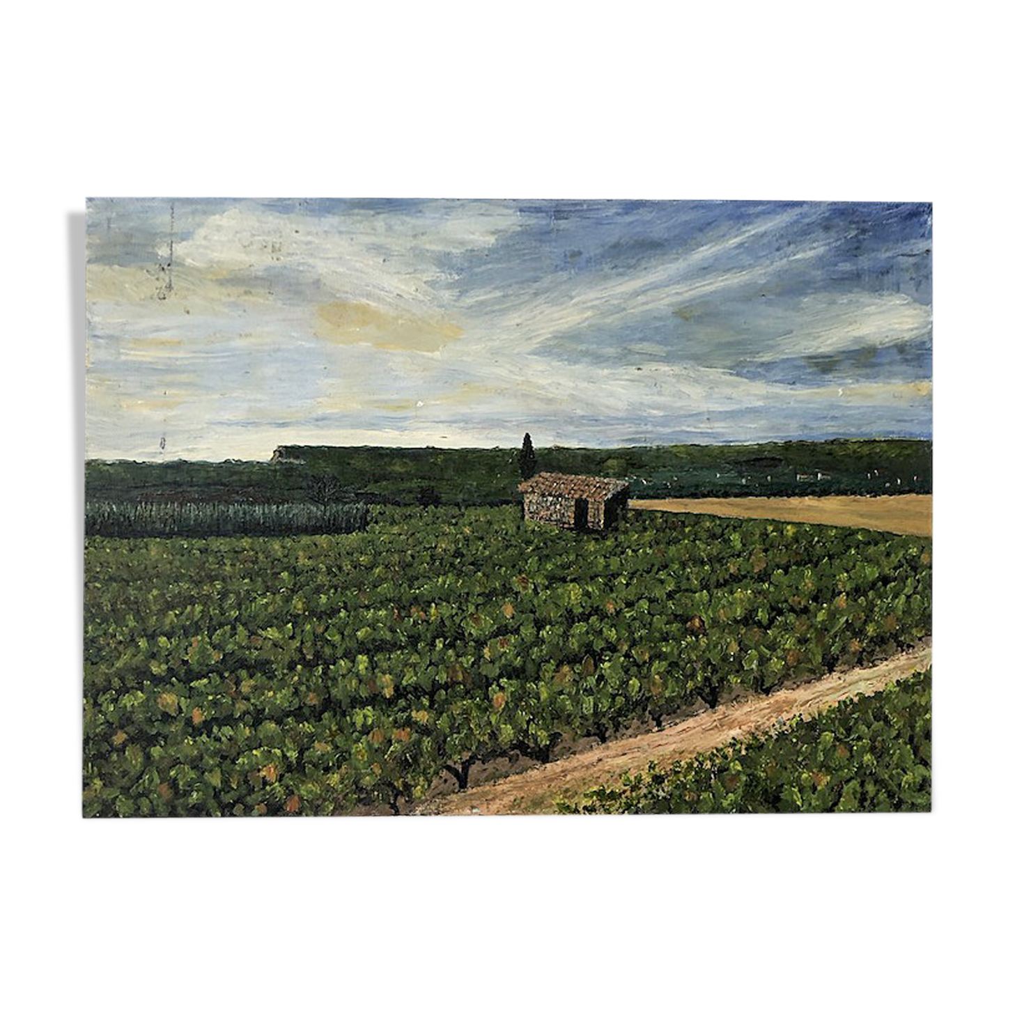 Oil painting "vines"