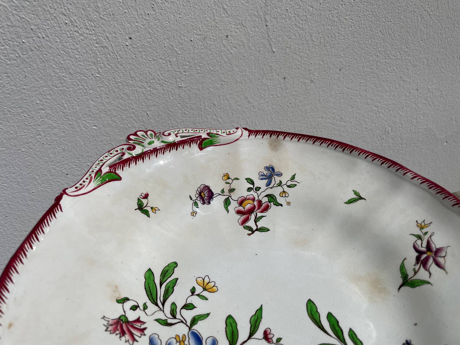 Large compote dish Old Strasbourg