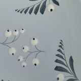 Mid-Century Modern French Blue Plate by Eva Jancke-Björk for Bo Fajans, Sweden