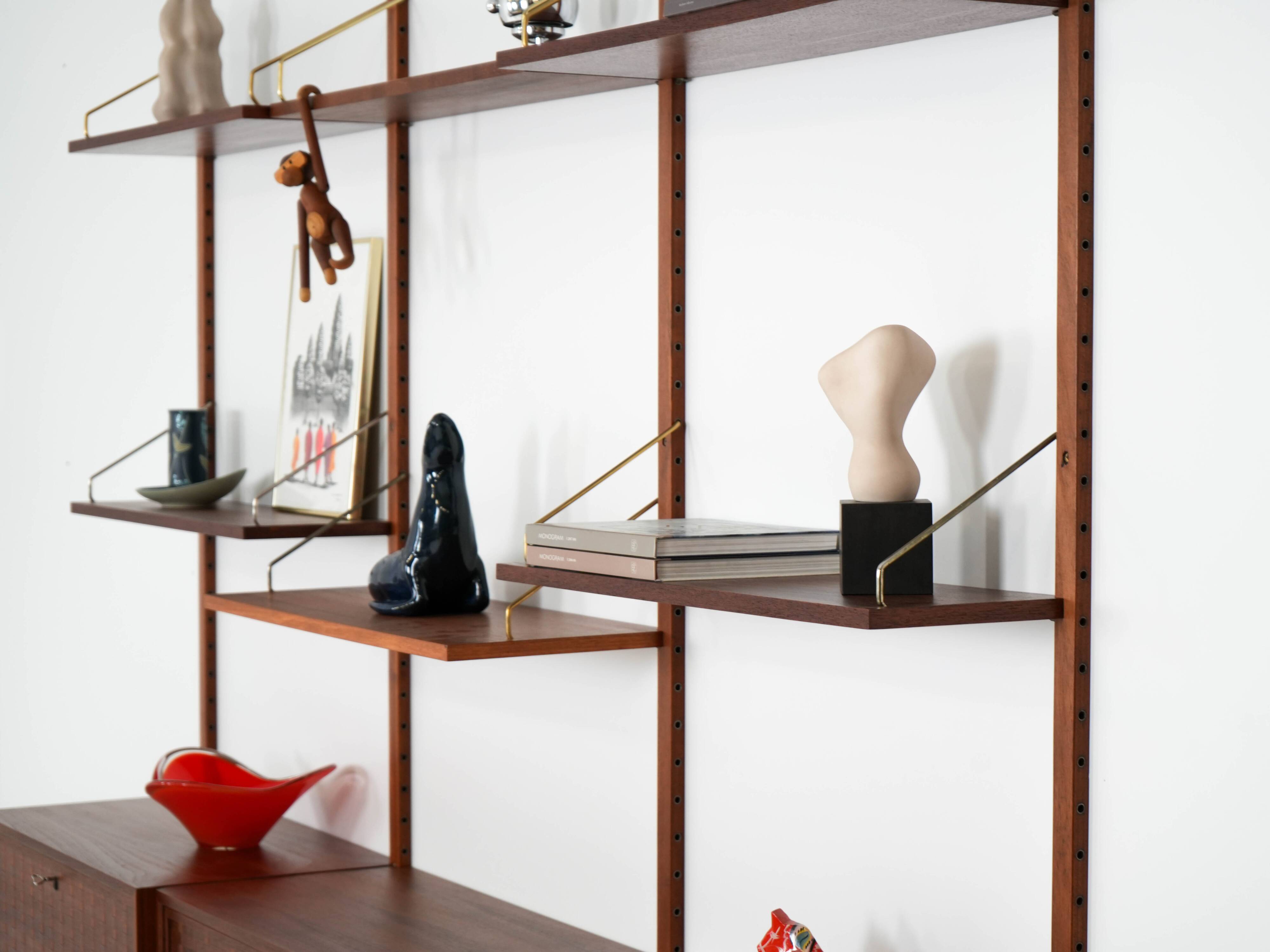 Teak shelving unit, Danish design, 1960s, designer: Poul Cadovius