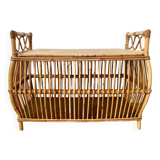 Vintage Rattan Toy Box