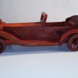 Miniature wooden car