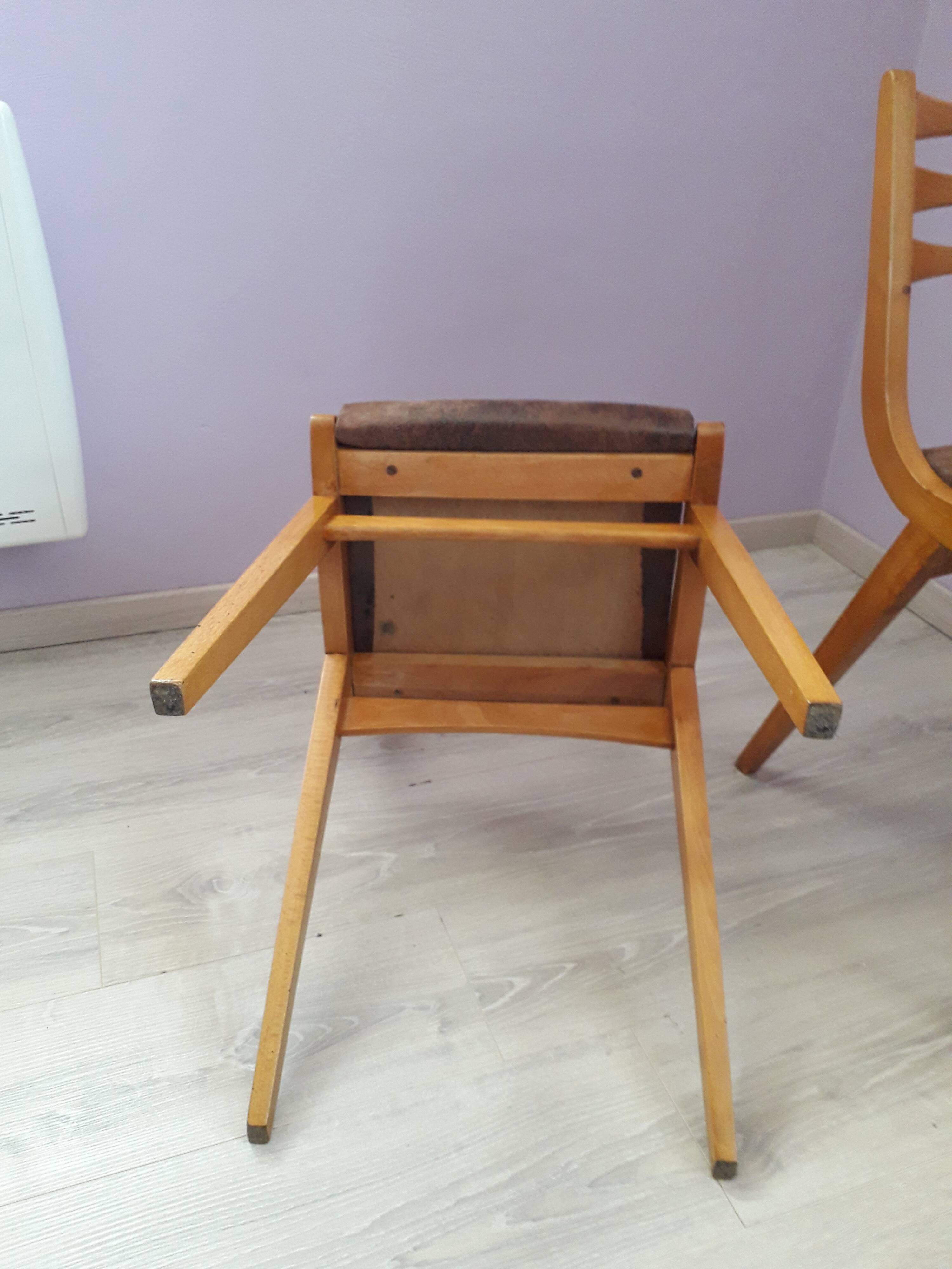 Pair of vintage chairs year 1960