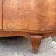 Art Deco wardrobe in flame walnut with central mirror – French elegance