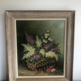 Bouquet of lilacs oil on canvas