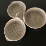 Cup servant 3 compartments of Jean Austruy Vallauris