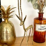 Vintage brass Antelope