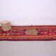 Red Vintage Moroccan Runner Rug 137 x 363 cm - Berber Wool Rug Hallway