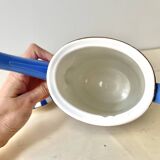 Large Fox Trott Sarreguemines coffee pot in art deco earthenware, 1930s vintage