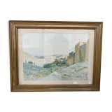 Gold frame