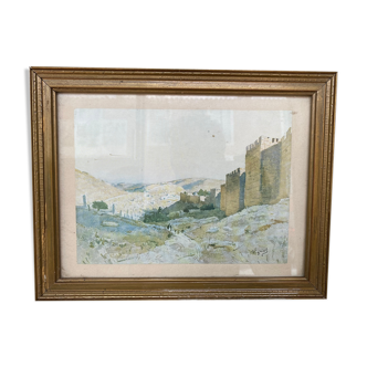 Gold frame