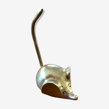 Figurine en laiton souris