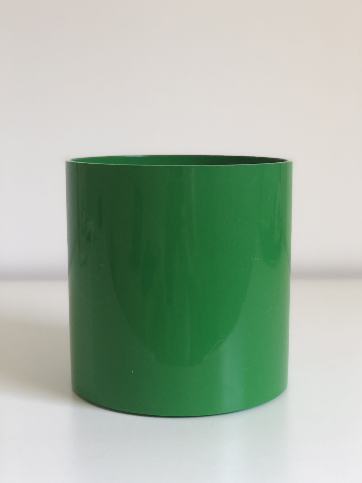 Anna Castelli Green ABS Plastic Vase edited by Kartell 1970