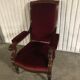 Armchair voltaire Napoleon III mahogany