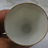 5 anciens coquetiers en porcelaine de Limoges