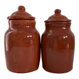 2 ceramic pots